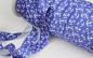 Preview: Elastisches Einfassband Anker blau